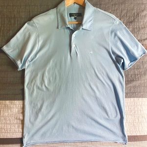 Rag & bone Light Blue Polo Shirt